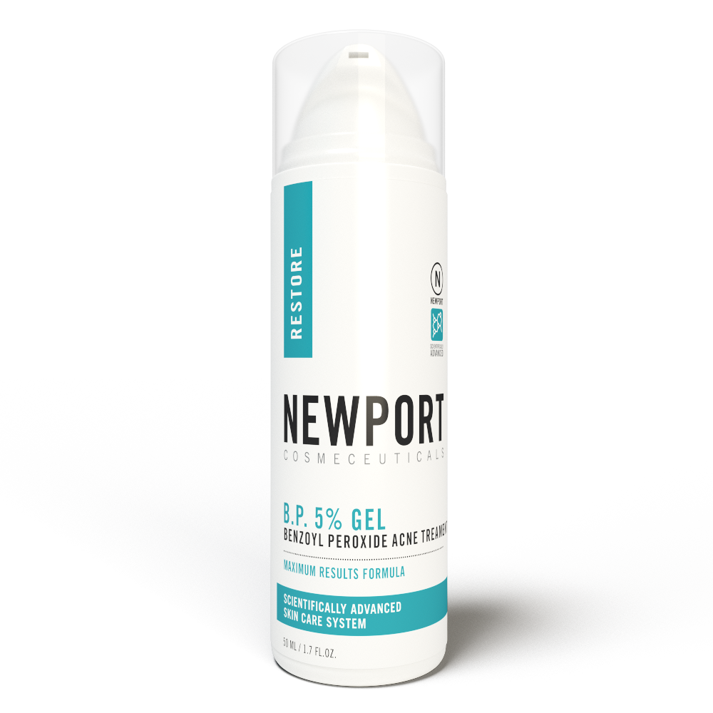 Benzoyl Peroxide Gel 5 Controls Acne I Newport Cosmeceutical